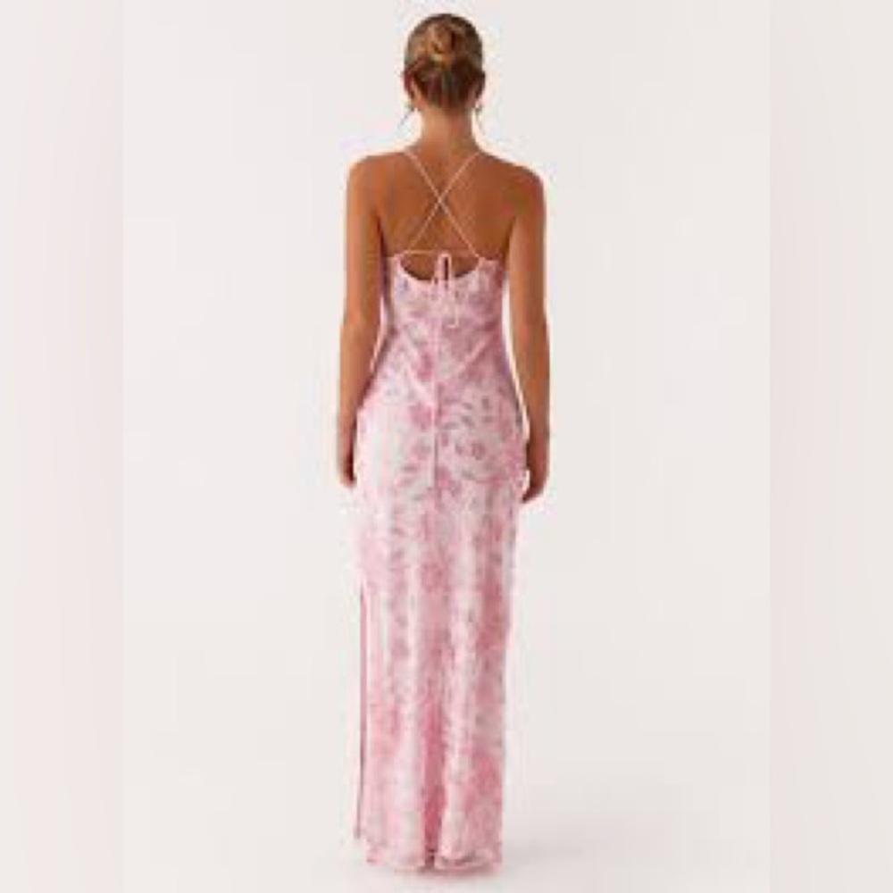 Peppermayo Bright Lights Beaded Pink Maxi Dress - Picture 3 of 6